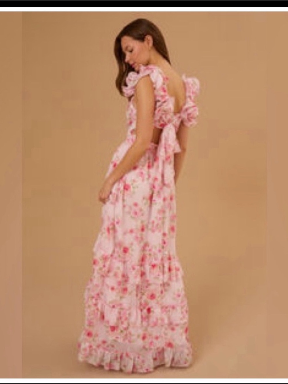 RARE / SOLD OUT Altar'd State Dress

Pink Floral Tiered Maxi Dress - NWT Size M